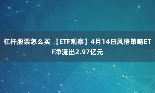 杠杆股票怎么买 【ETF观察】4月14日风格策略ETF净流出2.97亿元