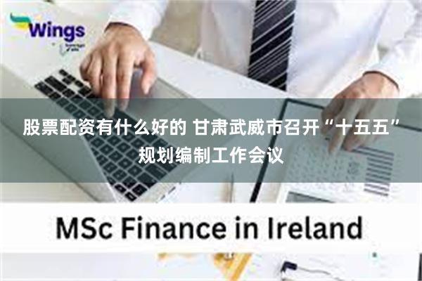 股票配资有什么好的 甘肃武威市召开“十五五”规划编制工作会议